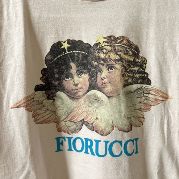 Light Pink Fiorucci Angel T-Shirt (small) - Picture 2 of 5